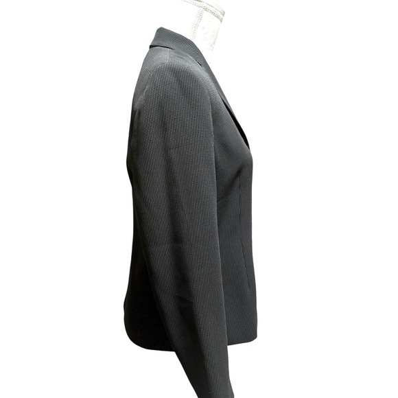 Ann Taylor Womens Black Notch Collar 5 Button Blazer Jacket - Picture 2 of 7